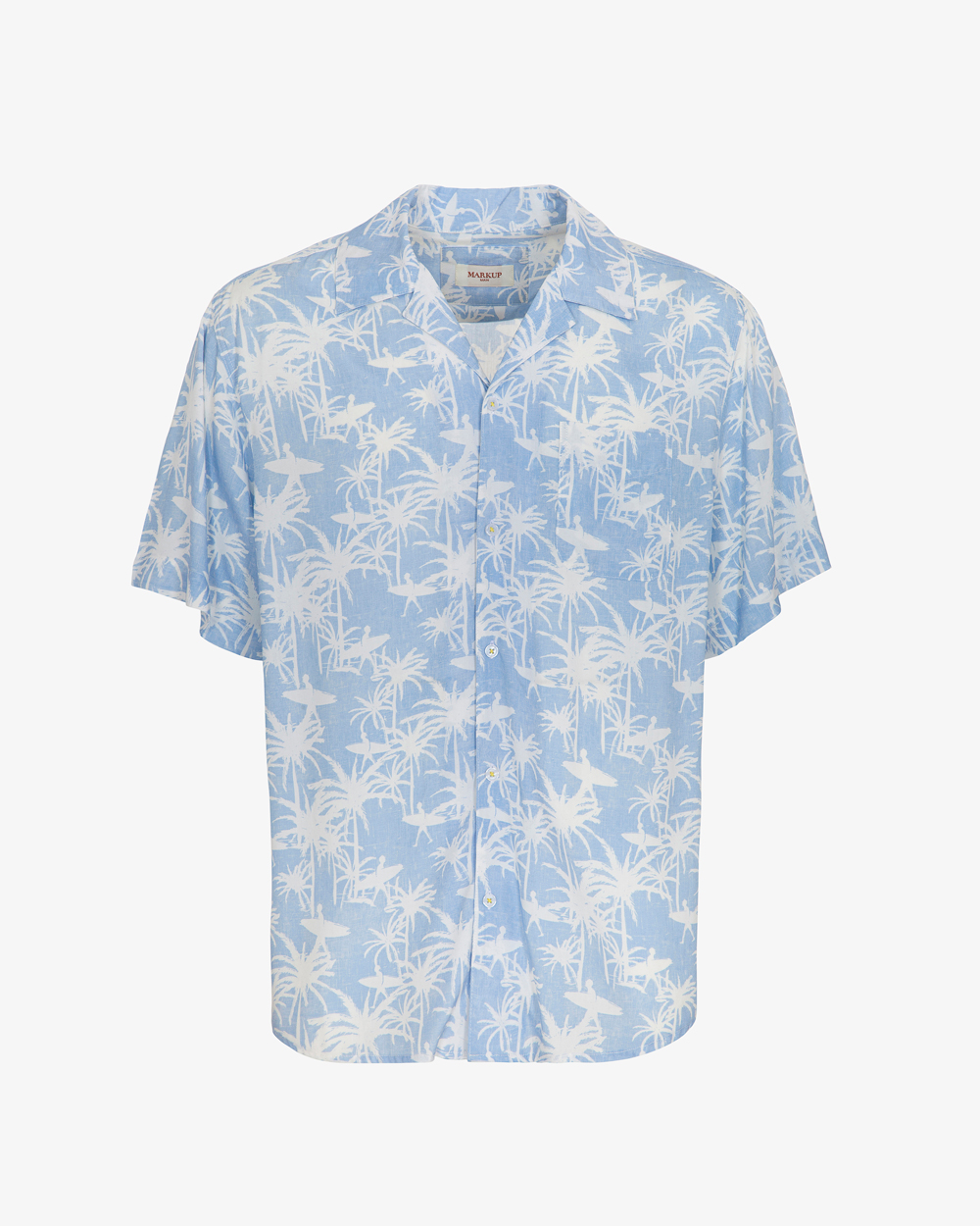 Markup Uomo Camicie Camicia collo riviera stampata