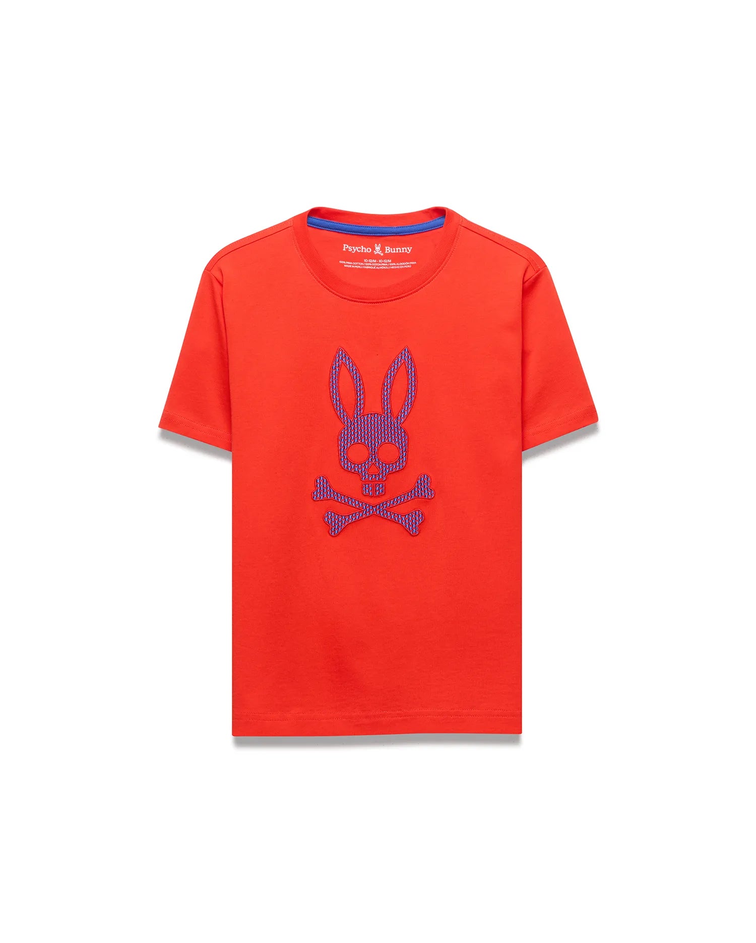Psycho Bunny Kids Tees Stan Graphic Tee maglietta rossa bambini