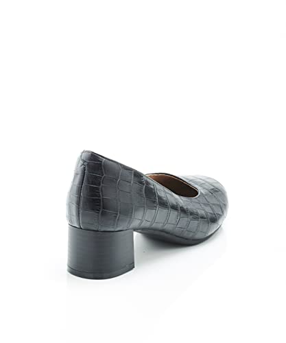 Damart Prêt-à-porter Pompe décolleté nere effetto coccodrillo o iridescente 36