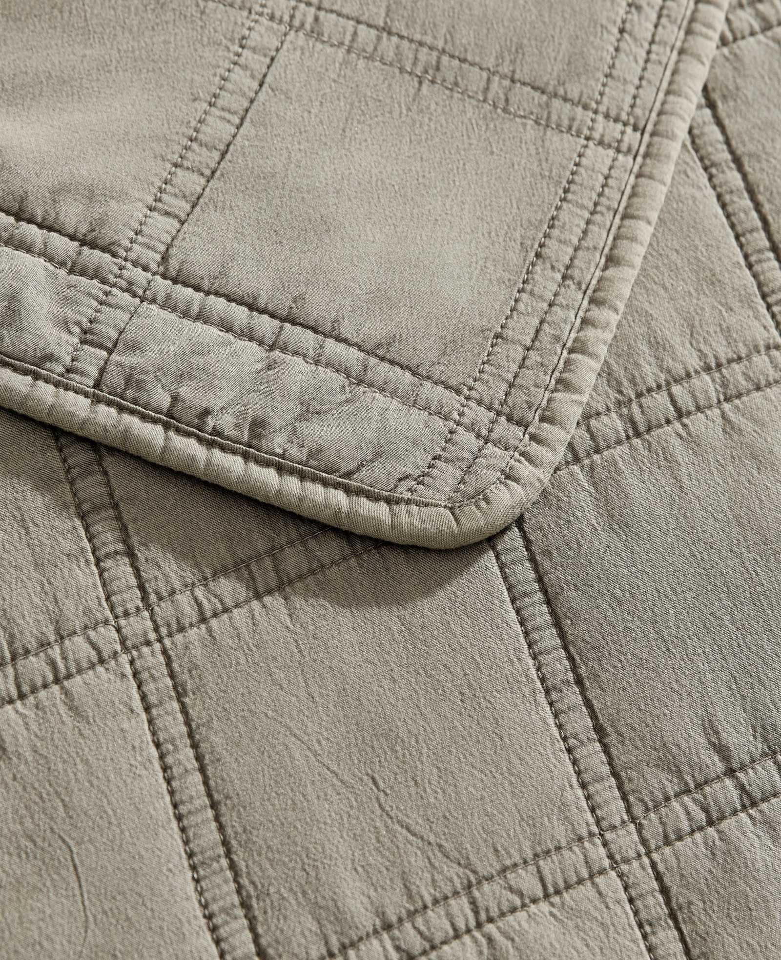 Kenneth Cole Reaction Home & Bedding Stonewashed Quilt Set copriletto marrone Full/Queen leggero