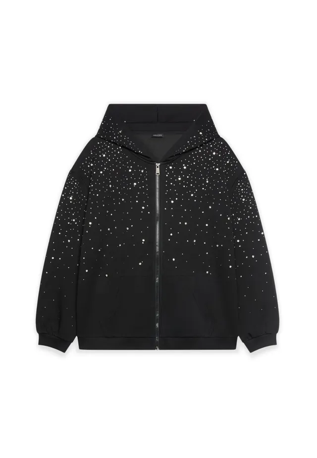 Fiorella Rubino Maglie e felpe Felpa aperta con applicazioni luminose M Plus