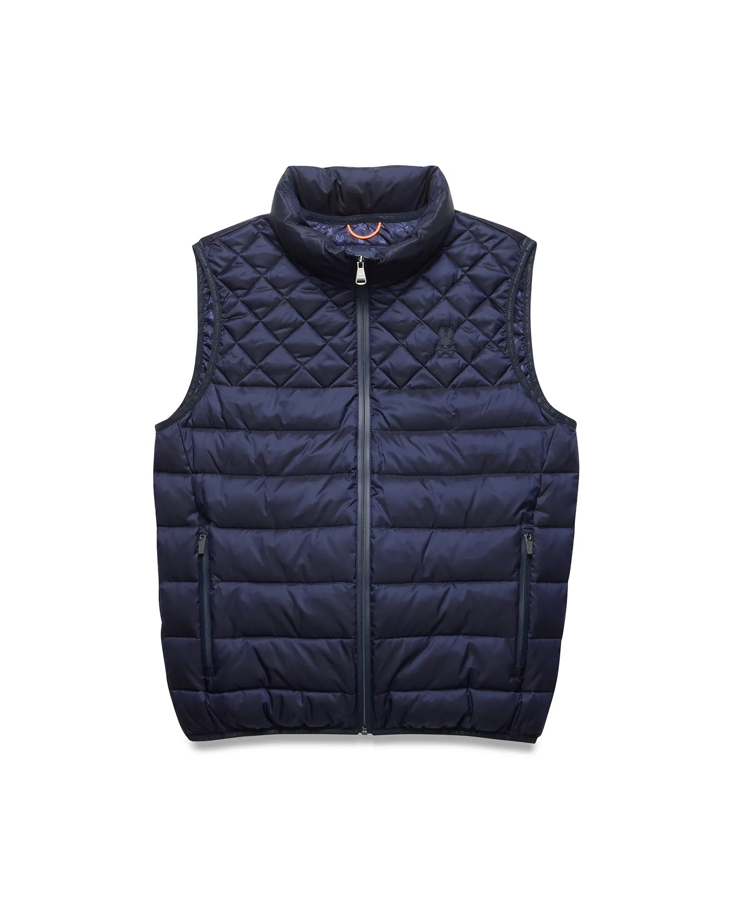 Psycho Bunny Jackets MENS EMERIK QUILTED PUFFER VEST MO1100063 gilet blu imbottito