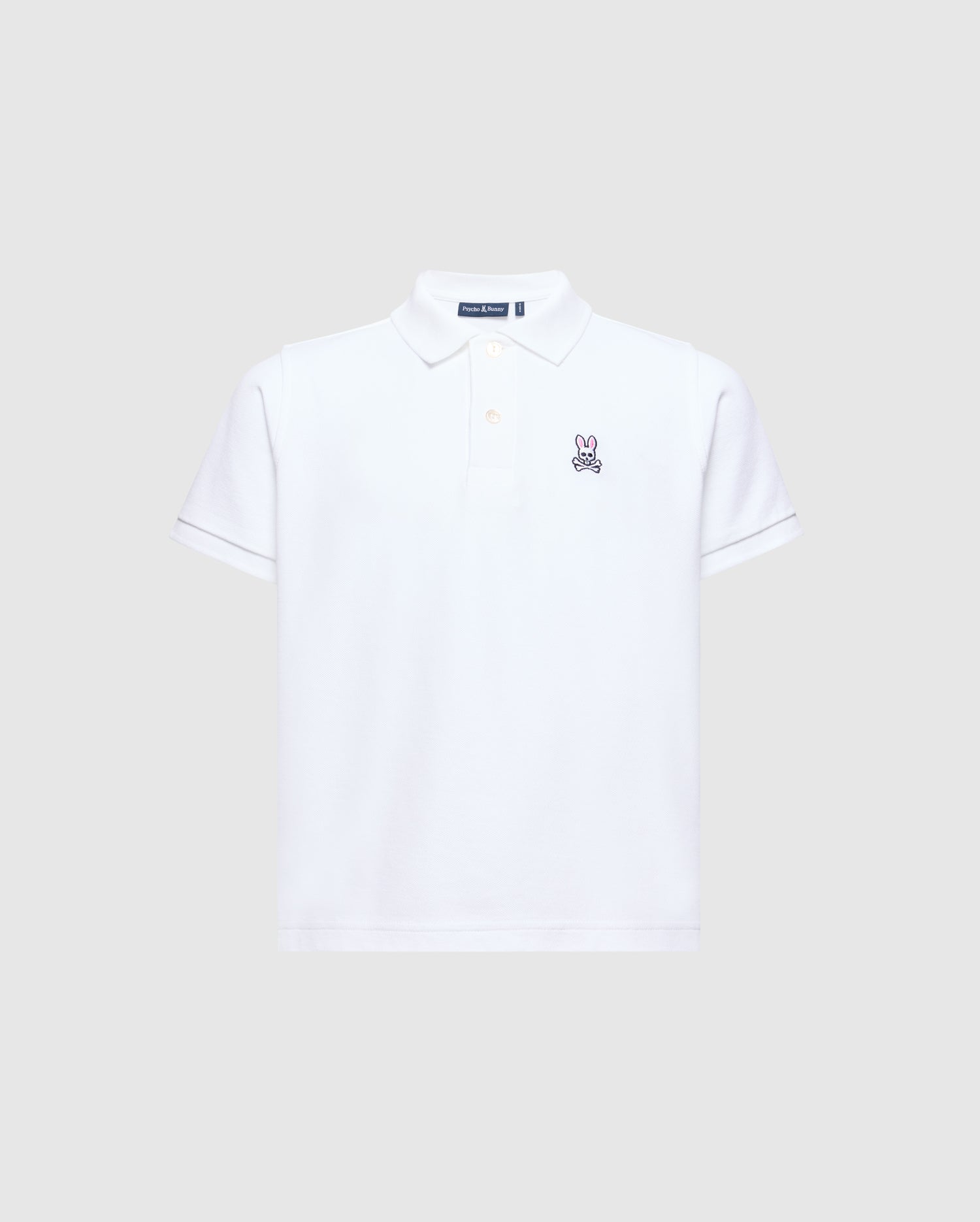 Psycho Bunny Kids Polo Shirts KIDS CLASSIC PIQUE POLO SHIRT polo bianca