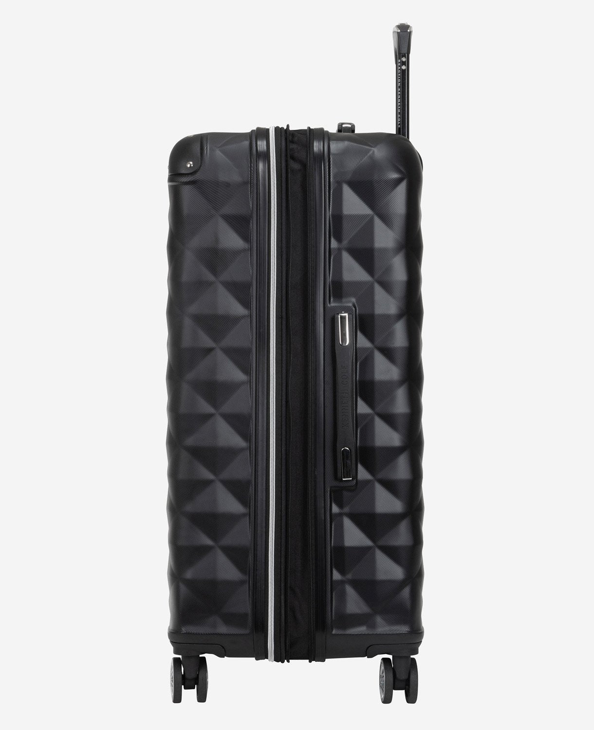 Kenneth Cole Reaction Diamond Tower Hard Side Expandable Suitcase valigia nera espandibile