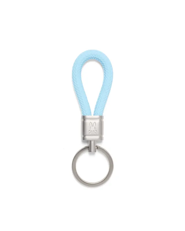 Psycho Bunny Accessories MENS TEXTURED SILICONE KEYCHAIN MO2400167 portachiavi blu silicone