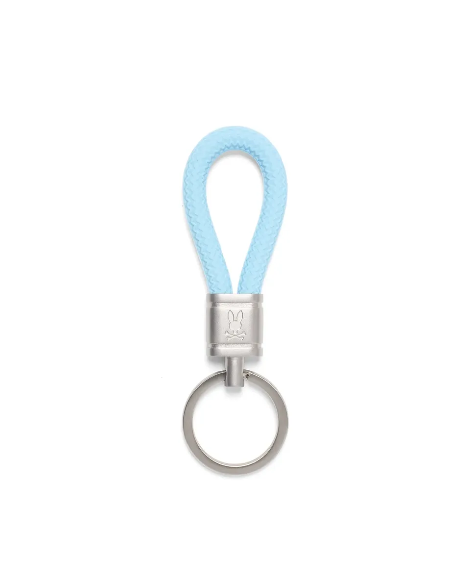Psycho Bunny Accessories MENS TEXTURED SILICONE KEYCHAIN MO2400167 portachiavi blu silicone
