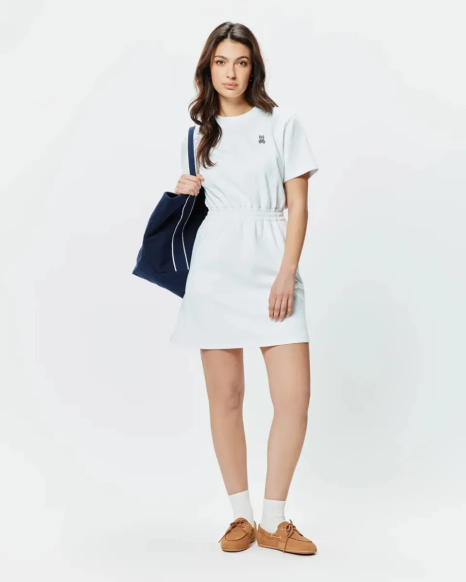 Psycho Bunny Women's Dresses Women's Penelope Dress WO2000012 abito bianco