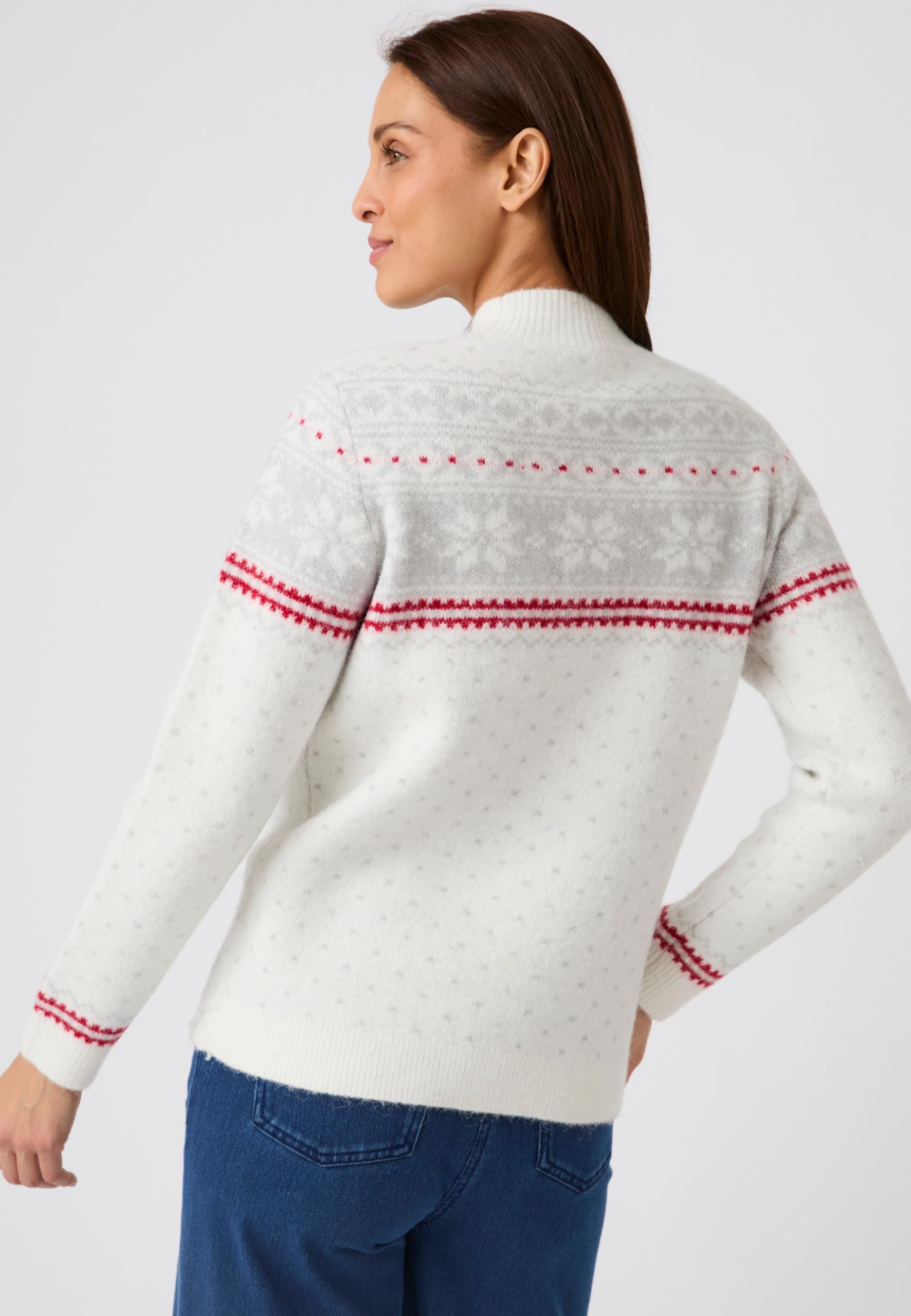 Damart Thermolactyl maglione donna natalizio jacquard