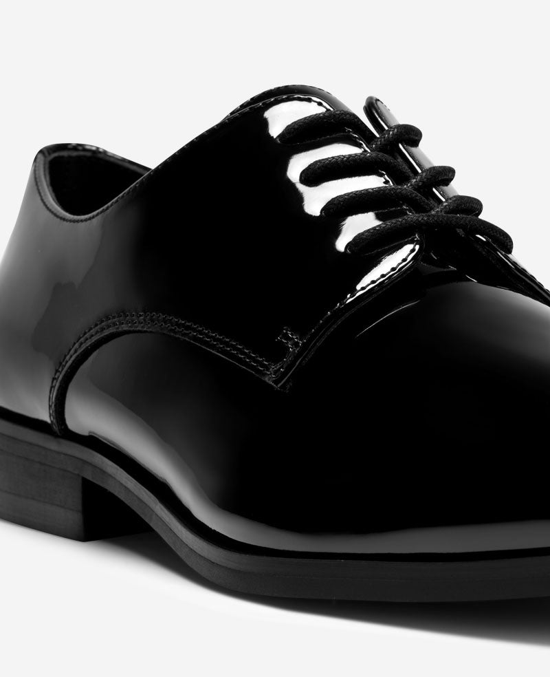 Kenneth Cole Reaction REACTION - Hogart Plain Toe Derby scarpa derby nera lucida