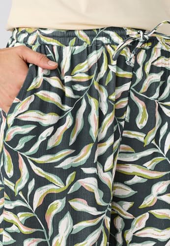 Damart Prêt-à-porter Pantaloni da donna vestibilità standard stampa vegetale