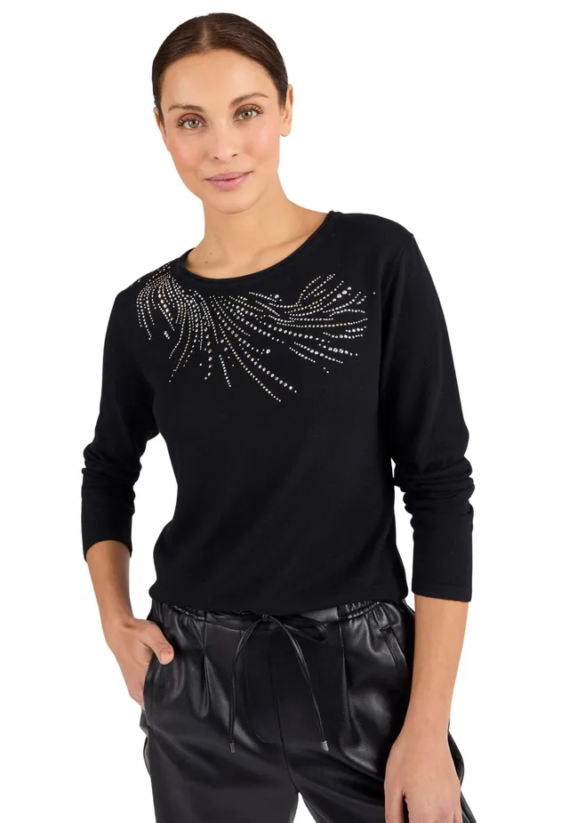 Damart Prêt-à-porter Maglione da donna nero taglia 38-40