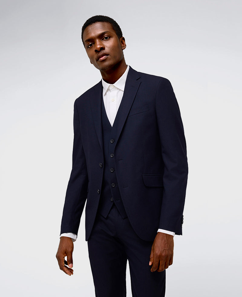 Kenneth Cole Reaction Ready Flex Suit Separate Jacket giacca Navy stretch