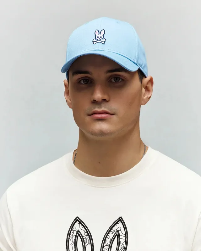 Psycho Bunny Accessories B6A816A1HT cappellino baseball blu regolabile