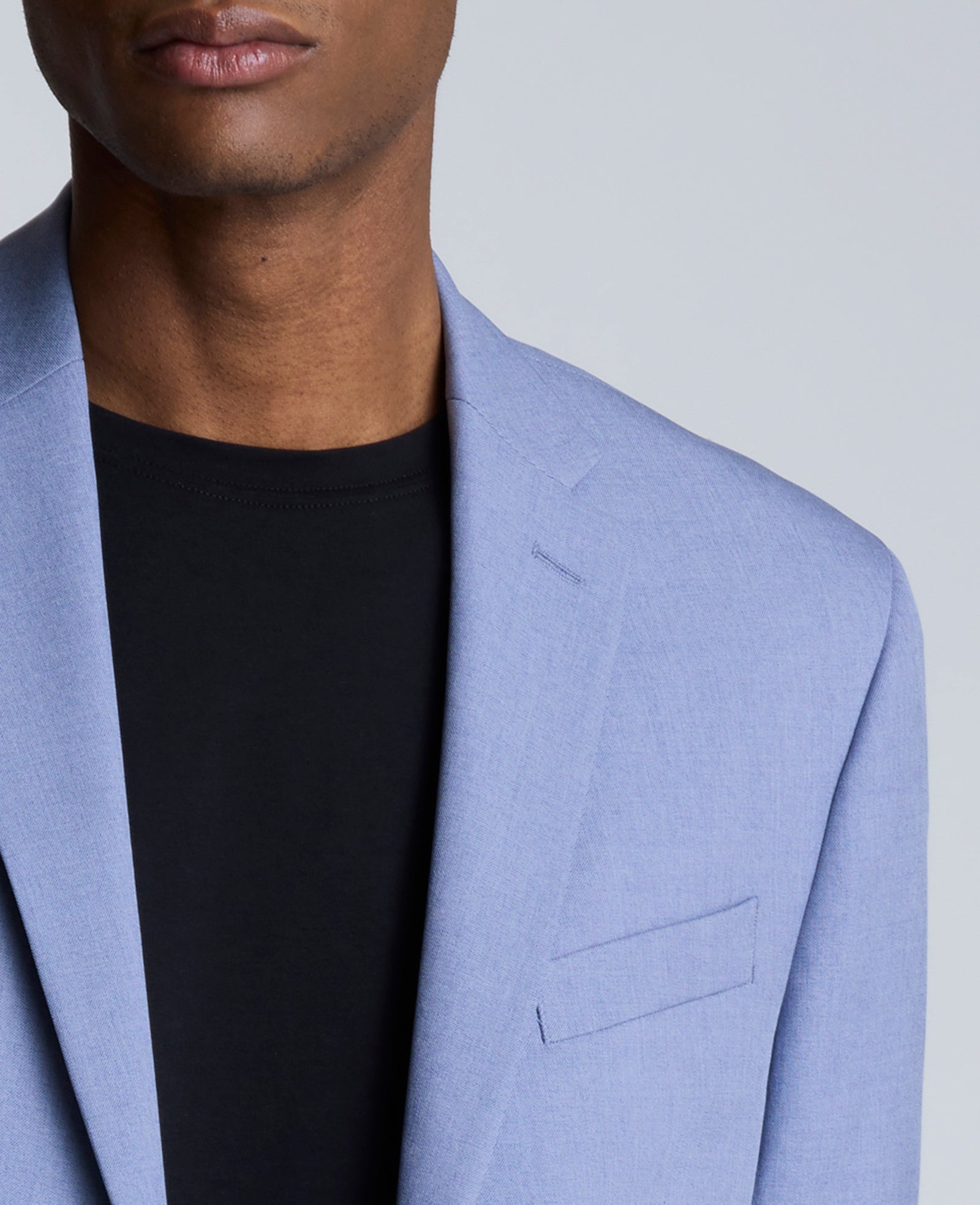 Kenneth Cole Reaction Ready Flex Slim Fit Nested Suit completo azzurro slim fit