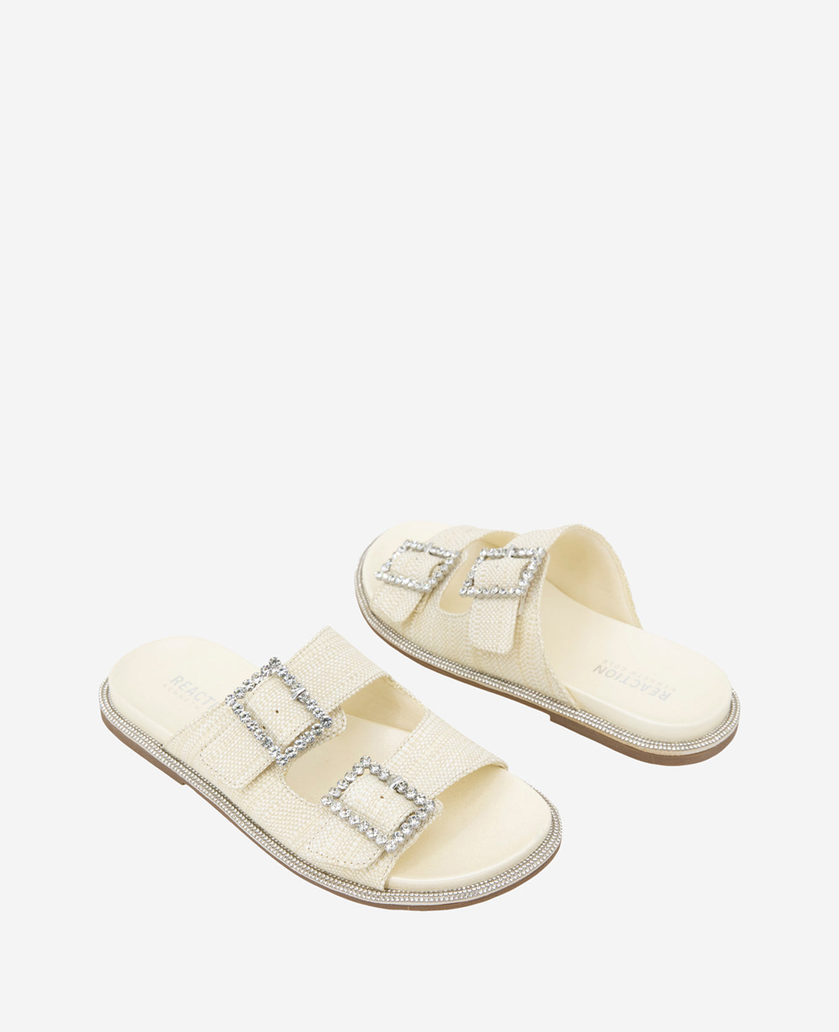 Kenneth Cole Reaction Shoes REACTION - The Sydney Slip On Linen Sandal sandali Natural