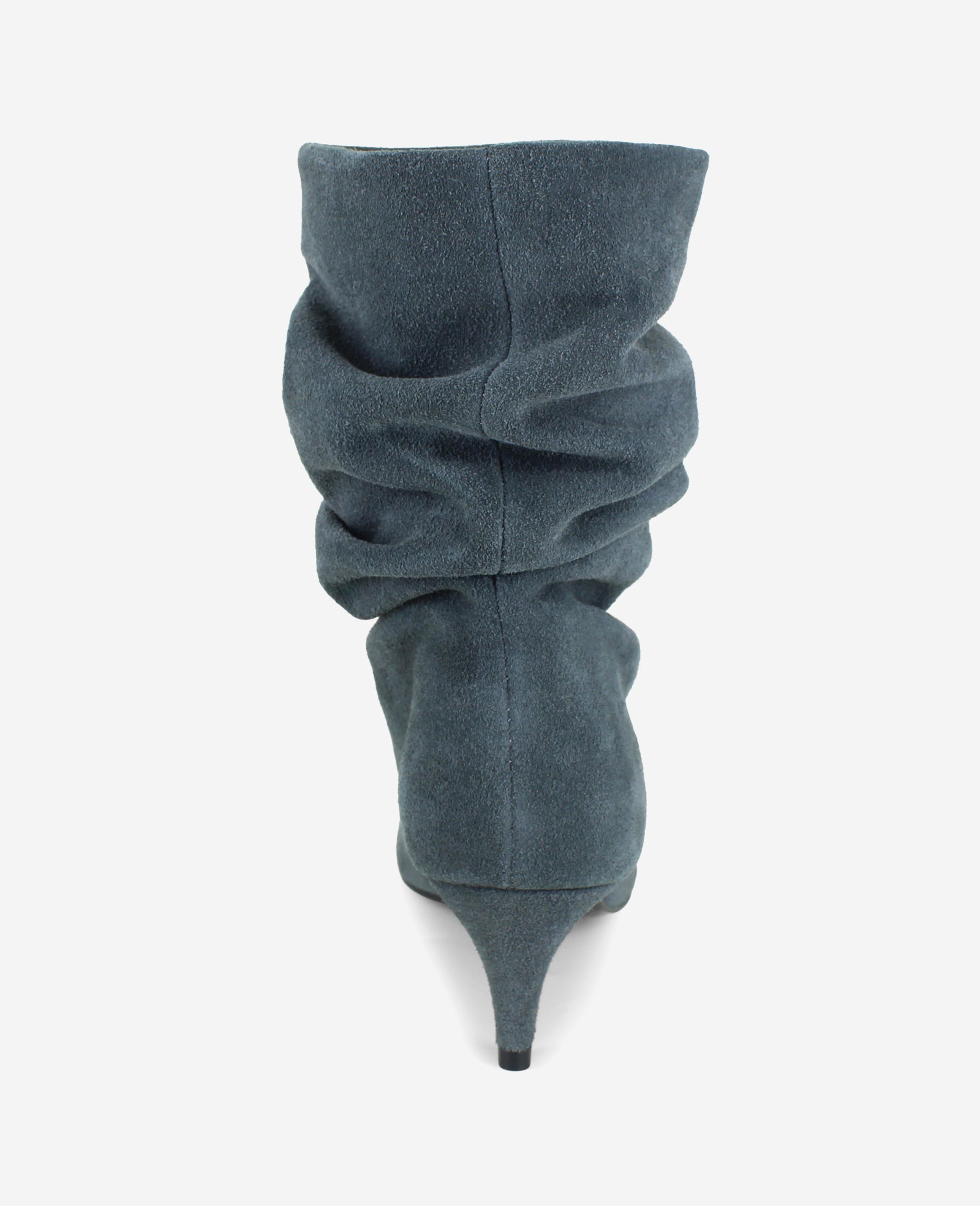 Kenneth Cole Reaction Shoes Marsha Suede Kitten Heel Bootie stivaletti grigio scamosciato