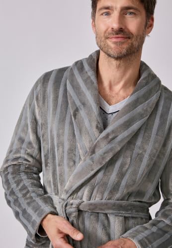 Damart Homewear vestaglia Thermolactyl uomo in maglia jacquard