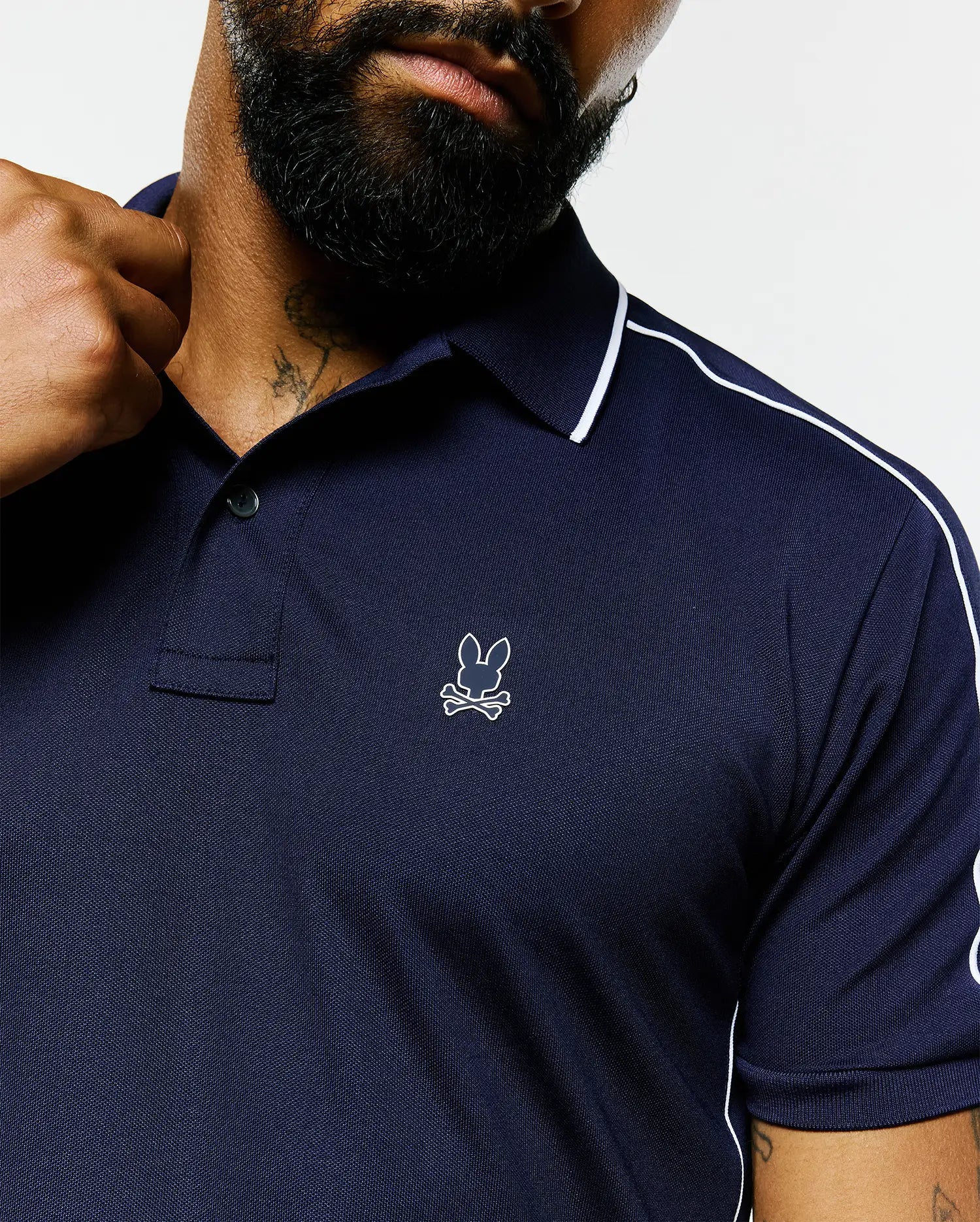Psycho Bunny Men's Polos Rhys Sport Polo polo 402 Evening Blue