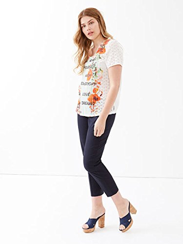 Fiorella Rubino Top e t-shirt T-Shirt Donna in Cotone Stampa Floreale maniche corte