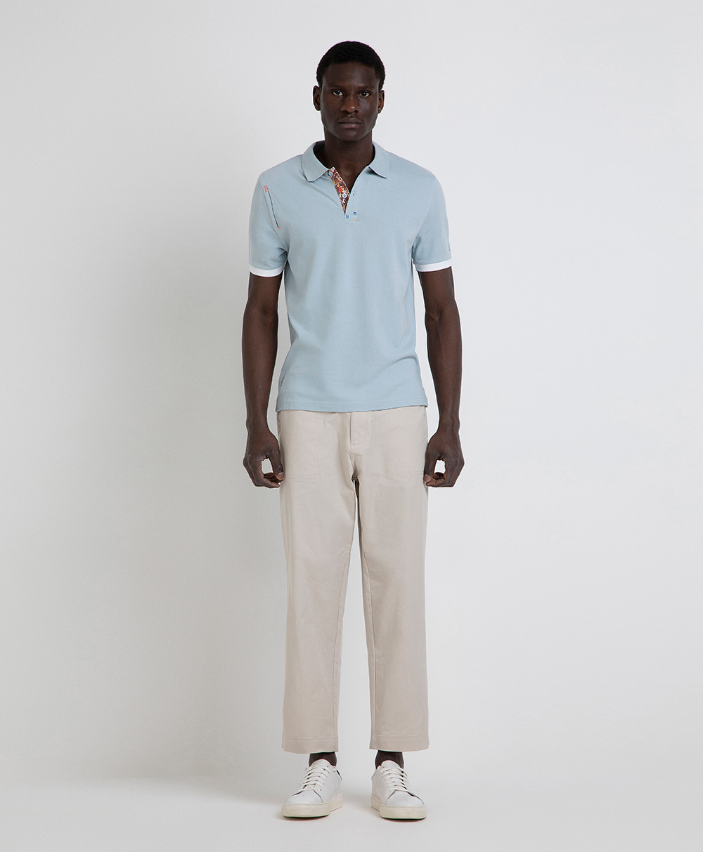 Markup Uomo Felpe & T-shirt Polo mezza manica piquet con ricami