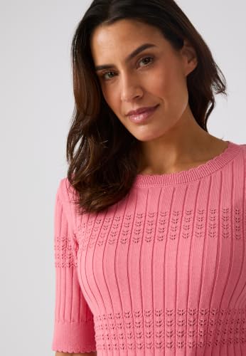 Damart Prêt-à-porter Maglione donna rosa 38-40 in cotone biologico