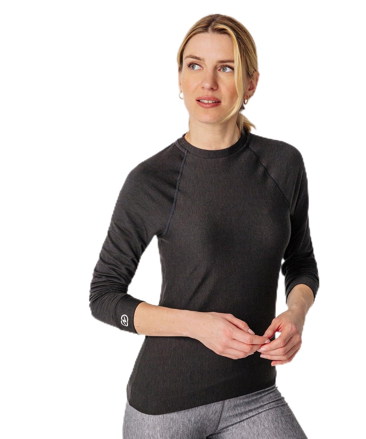 Damart Thermolactyl 3 maglia termica donna nera XL girocollo
