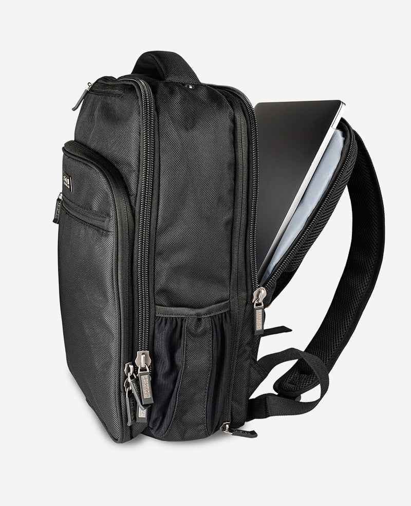 Kenneth Cole Reaction Luggage Brooklyn Backpack zaino nero porta laptop