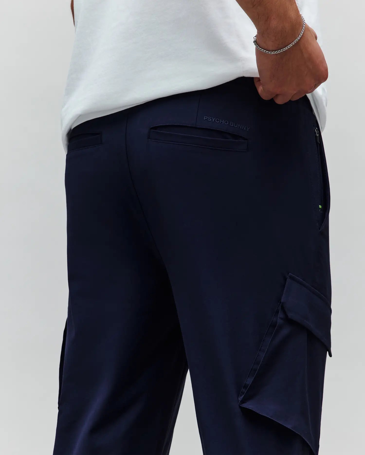 Psycho Bunny Luka Cargo Pant 28 1/2 L pantaloni cargo blu
