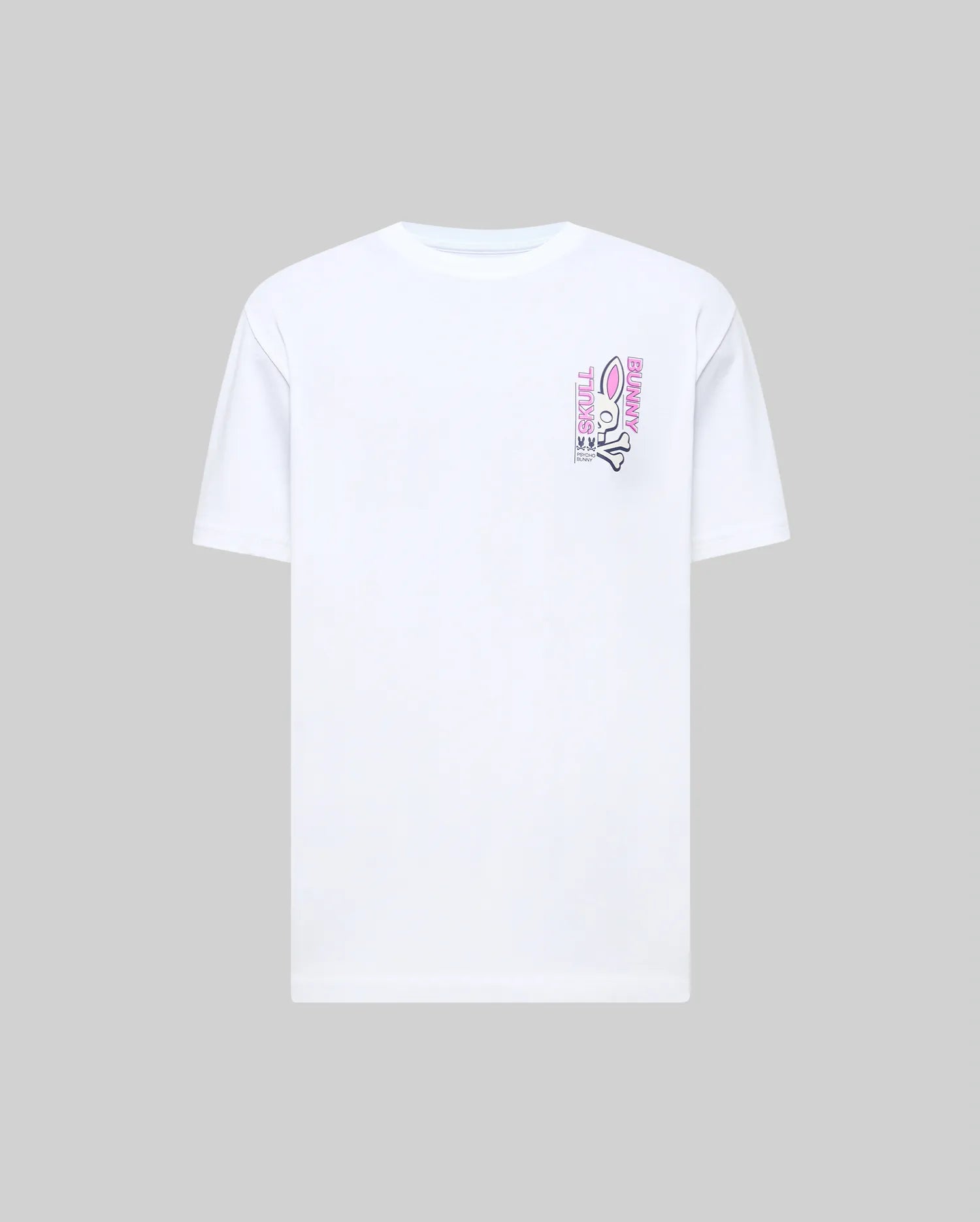 Psycho Bunny Men's Tees MENS SKULL BUNNY GRAPHIC TEE - MT0200330 T-shirt bianca Pima
