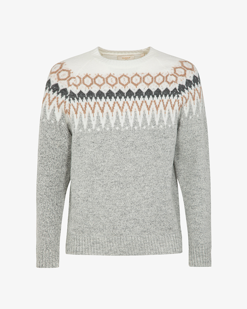 Markup Uomo Maglieria Girocollo jacquard cardato