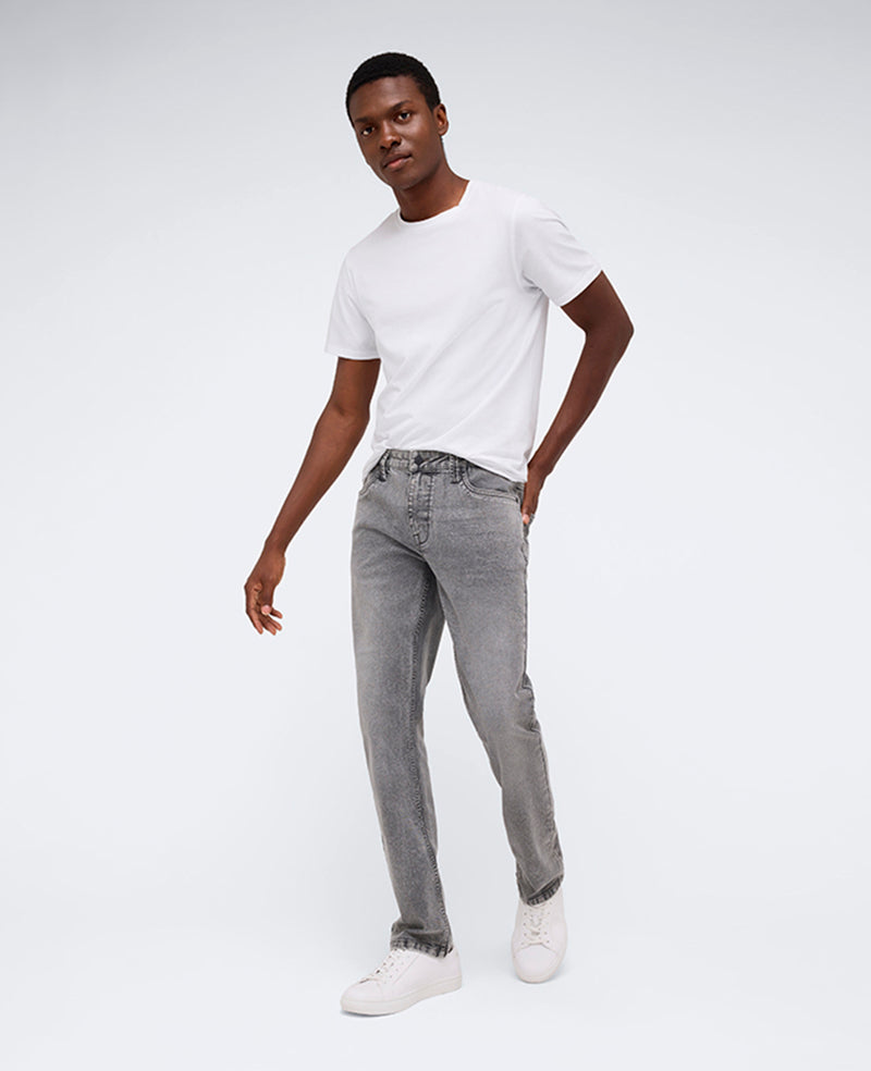 Kenneth Cole Reaction Clothing Slim-Fit Recycled Stretch Denim Jean jeans Lehr - Acid Wash Grey