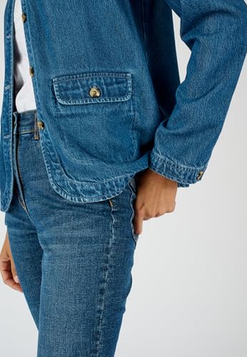 Damart Prêt-à-porter Giacca Misto Fibre Lyocell Tencel e Viscosa donna S