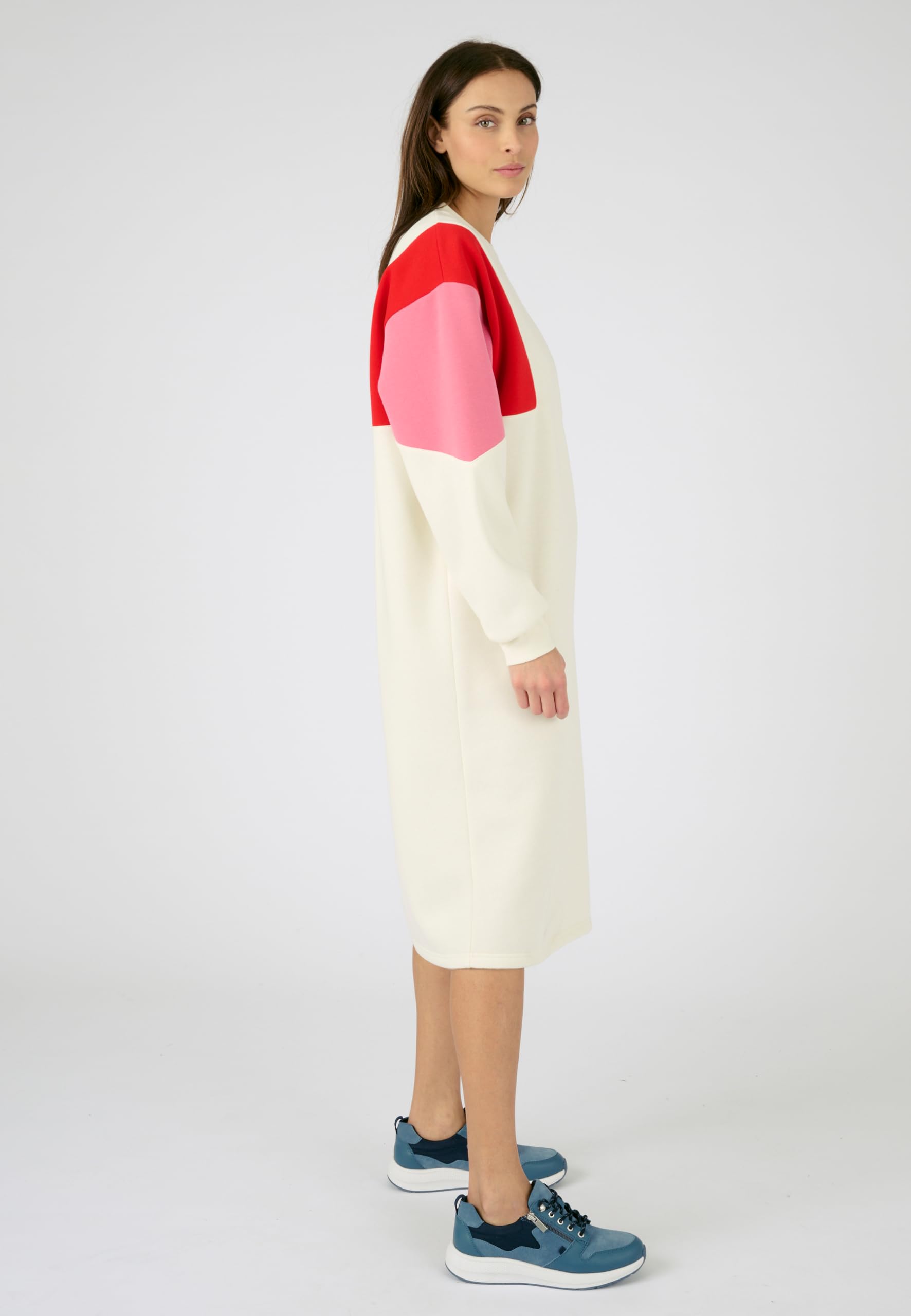 Damart Thermolactyl abito felpa Colorblock dritto XS caldo