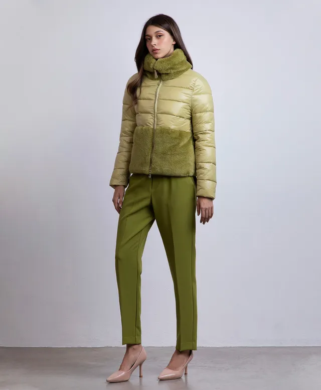 Markup Donna Giacche & Giubbotti Piumino nylon e pelliccia sintetica piumino