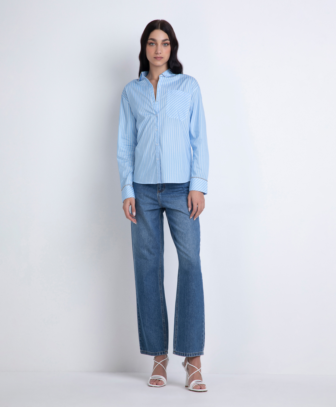 Markup Donna Camicie & Bluse Camicia manica lunga con strass camicia strass
