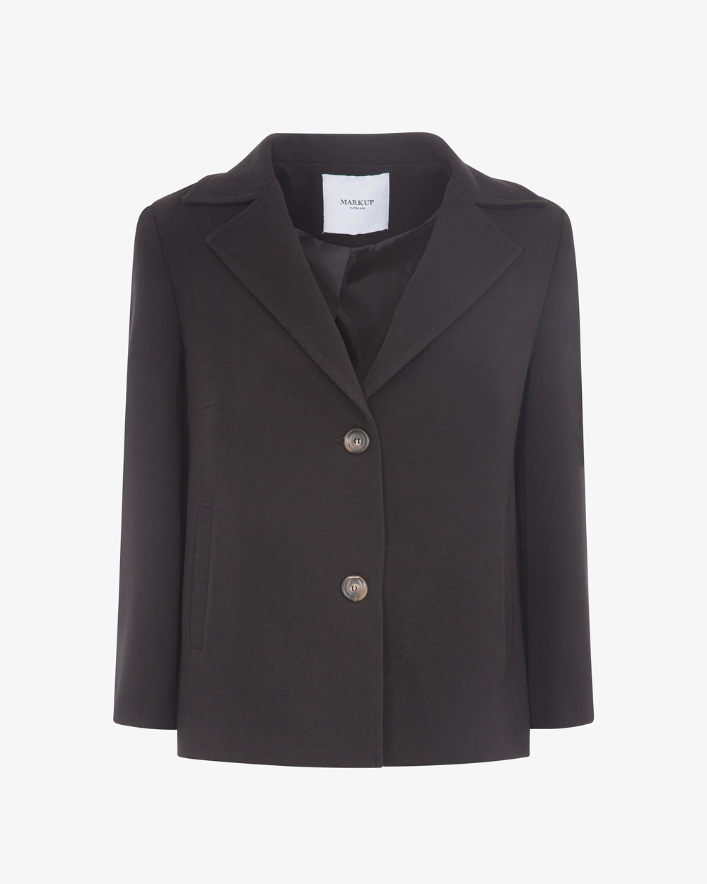Markup Donna Cappotti Cappetta in doppio crepe cappotto