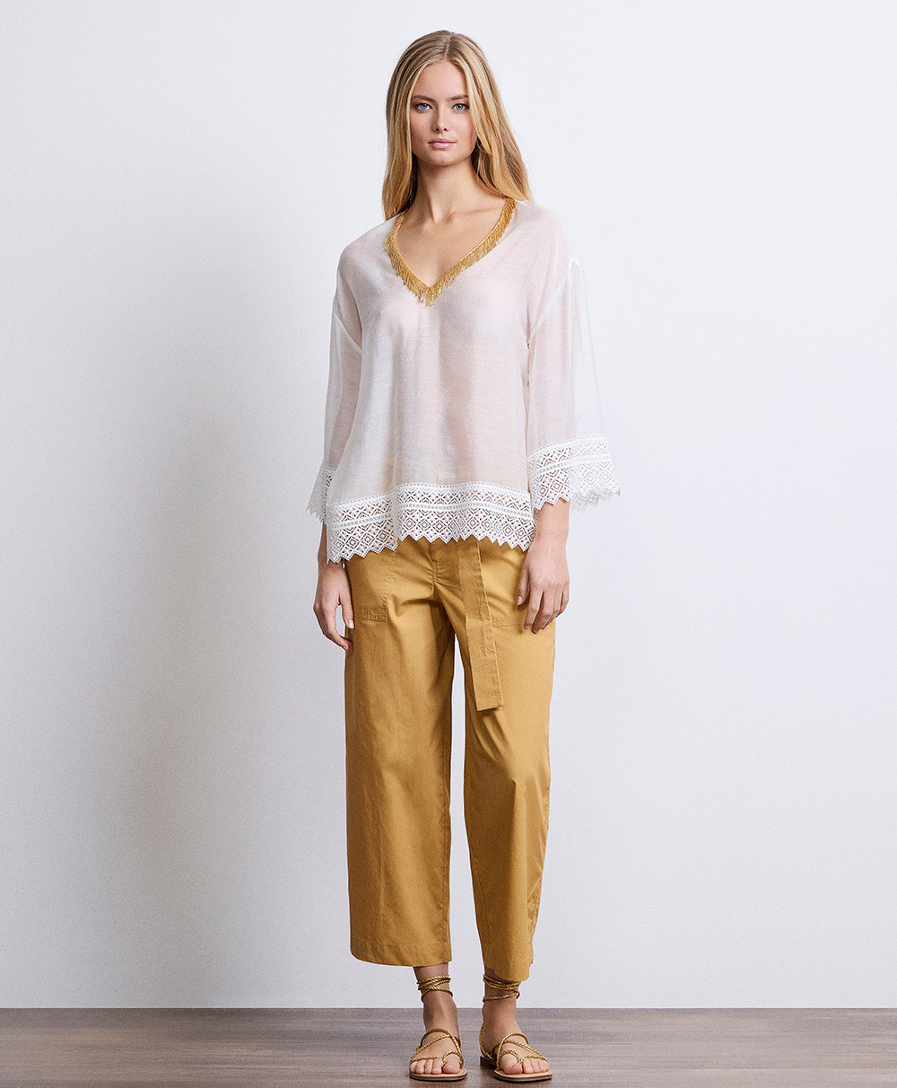 Markup Donna Jeans & Pantaloni Pantalone straight in tela vela
