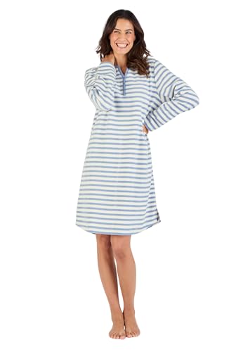 Damart Homewear Thermolactyl camicia da notte a righe