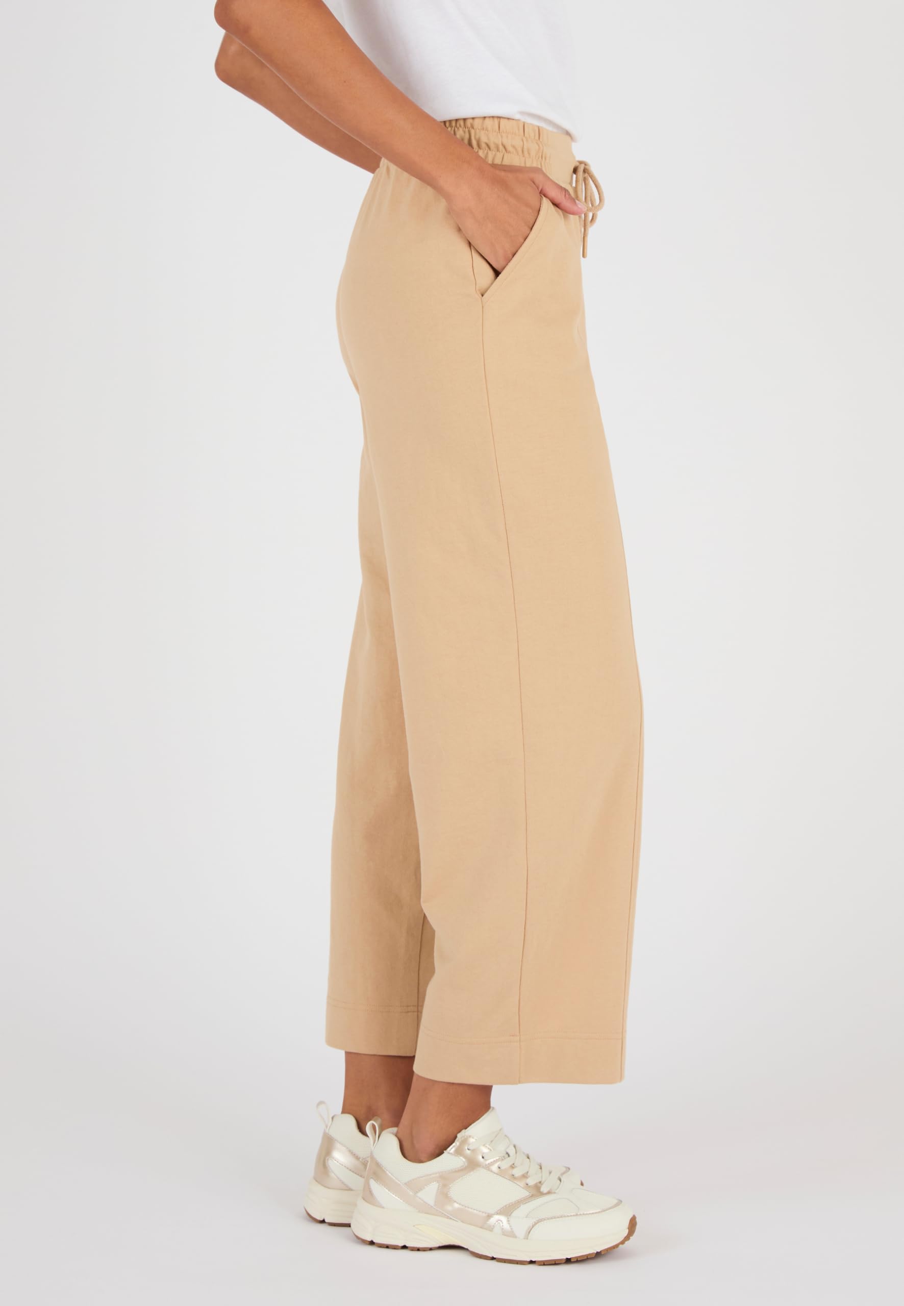 Damart Prêt-à-porter pantaloni 7/8 in pile da jogging donna
