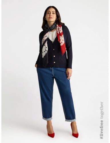 Fiorella Rubino Maglie e felpe Cardigan Scollo a V con Viscosa LENZING ECOVERO S Plus