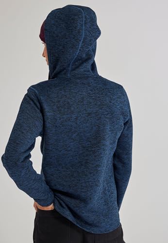 Damart Prêt-à-porter Giacca in pile con cappuccio Thermolactyl XS blu