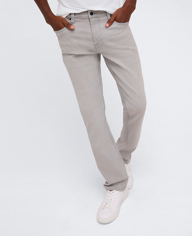 Kenneth Cole Reaction Clothing Slim-Fit Recycled Stretch Denim Jean jeans slim grigio chiaro denim riciclato