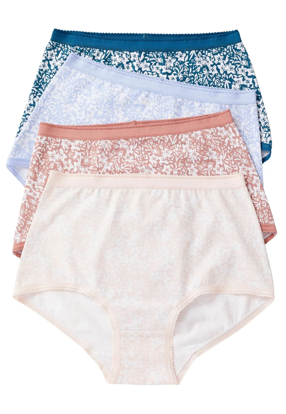 Damart Biancheria intima set 4 mutandine maxi cotone taglia S