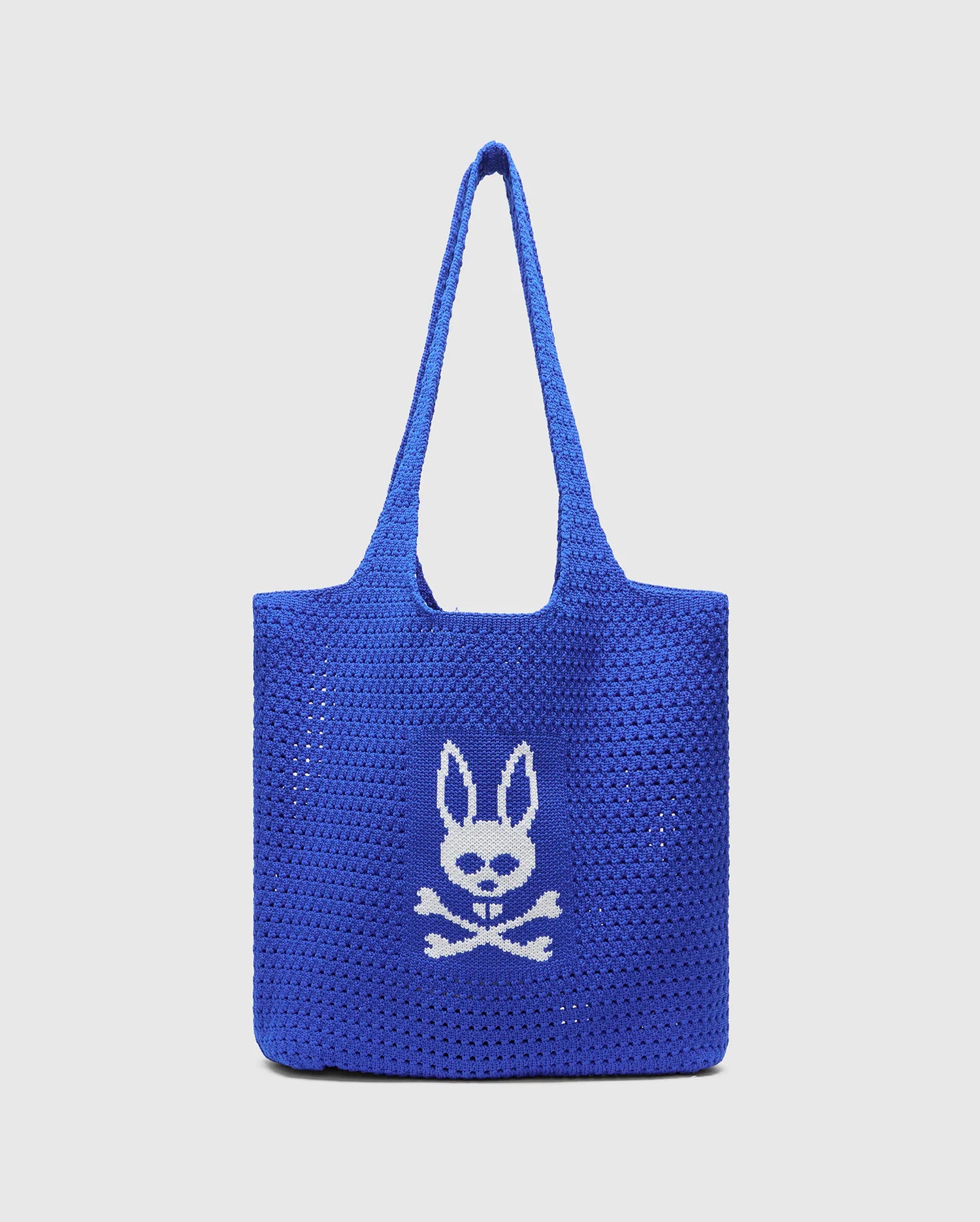 Psycho Bunny Accessories Crochet Tote Bag MO1700068 borsa blu