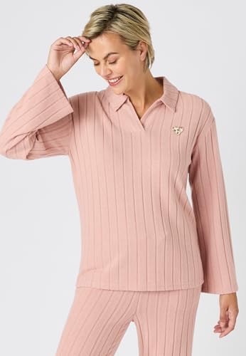 Damart Homewear Pigiama Thermolactyl in maglia a costine donna