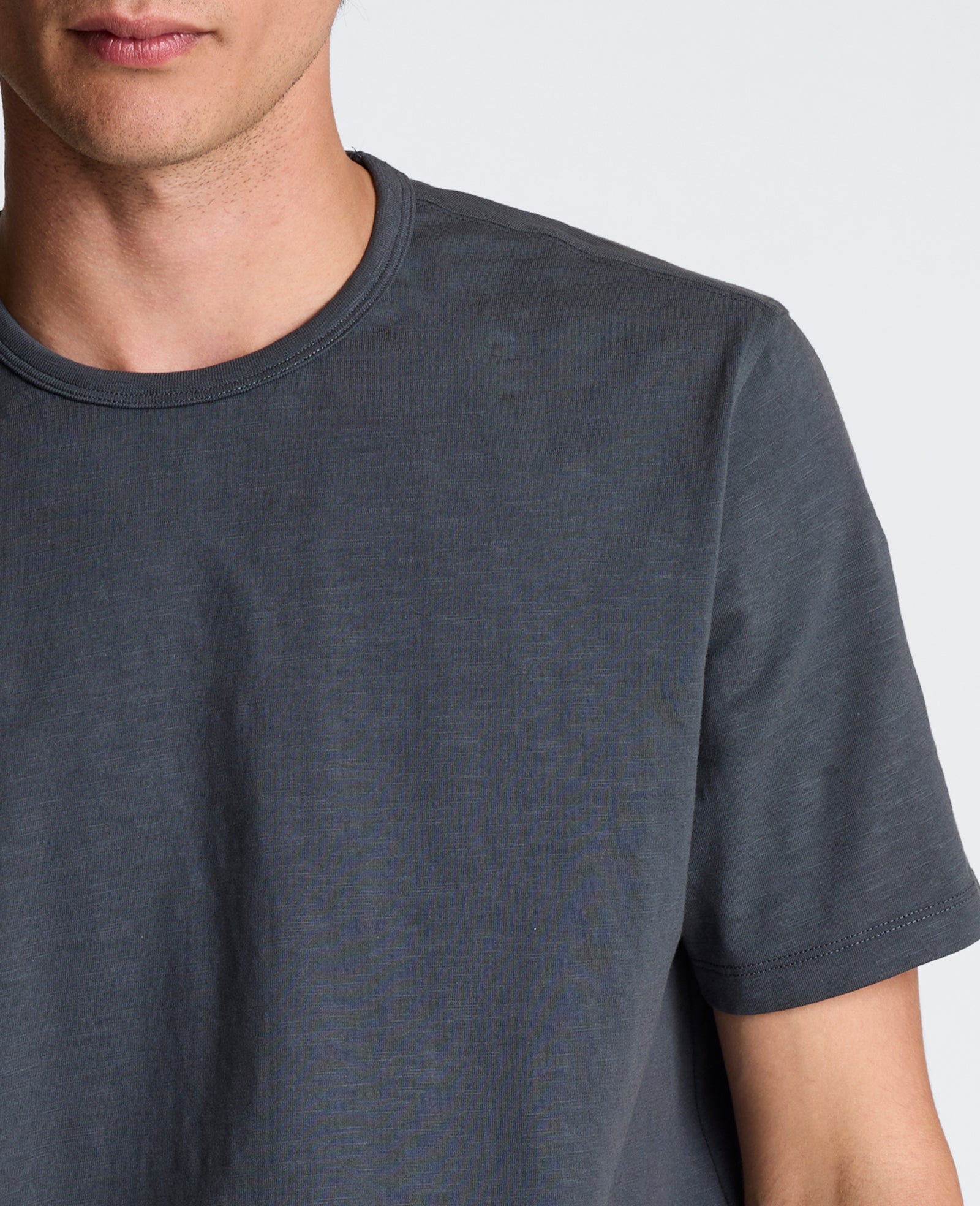 Kenneth Cole Reaction Clothing Texture Tee T-shirt antracite oversize