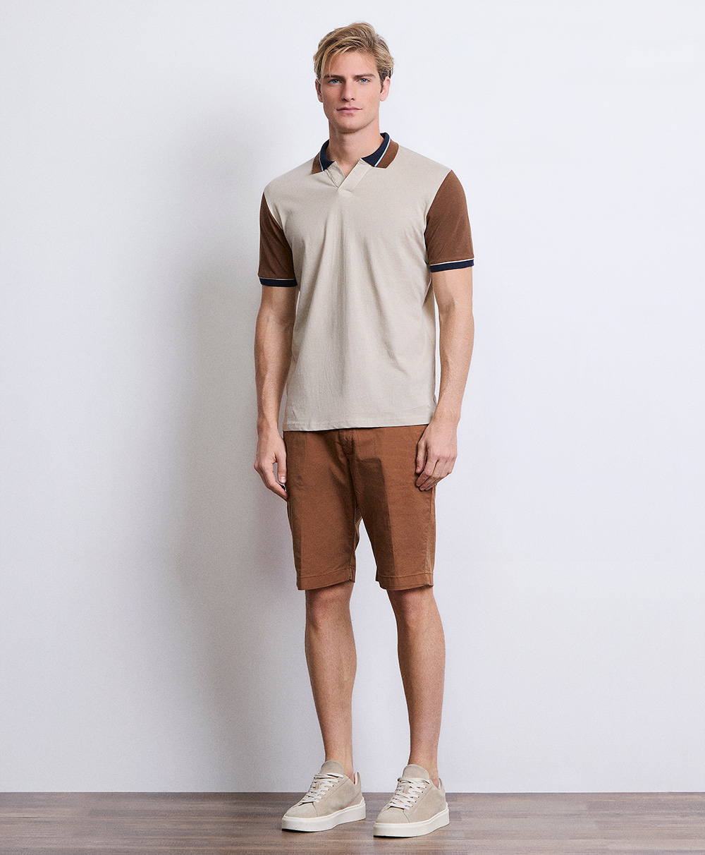 Markup Uomo Felpe & T-shirt Polo derby con maniche in piquet polo