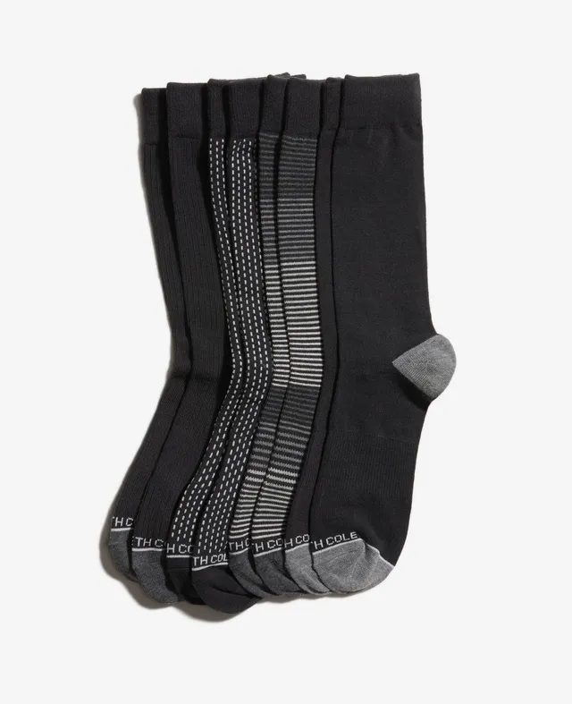 Kenneth Cole Reaction Clothing Vertical Dash calzini uomo neri 4 paia
