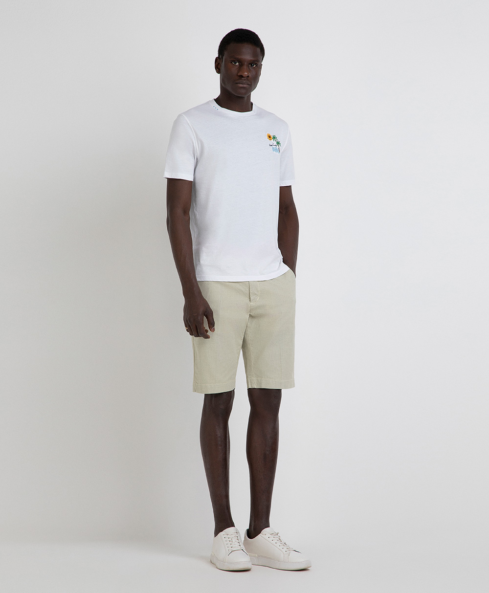 Markup Uomo Maglieria Girocollo in jersey con stampa fronte retro maglione
