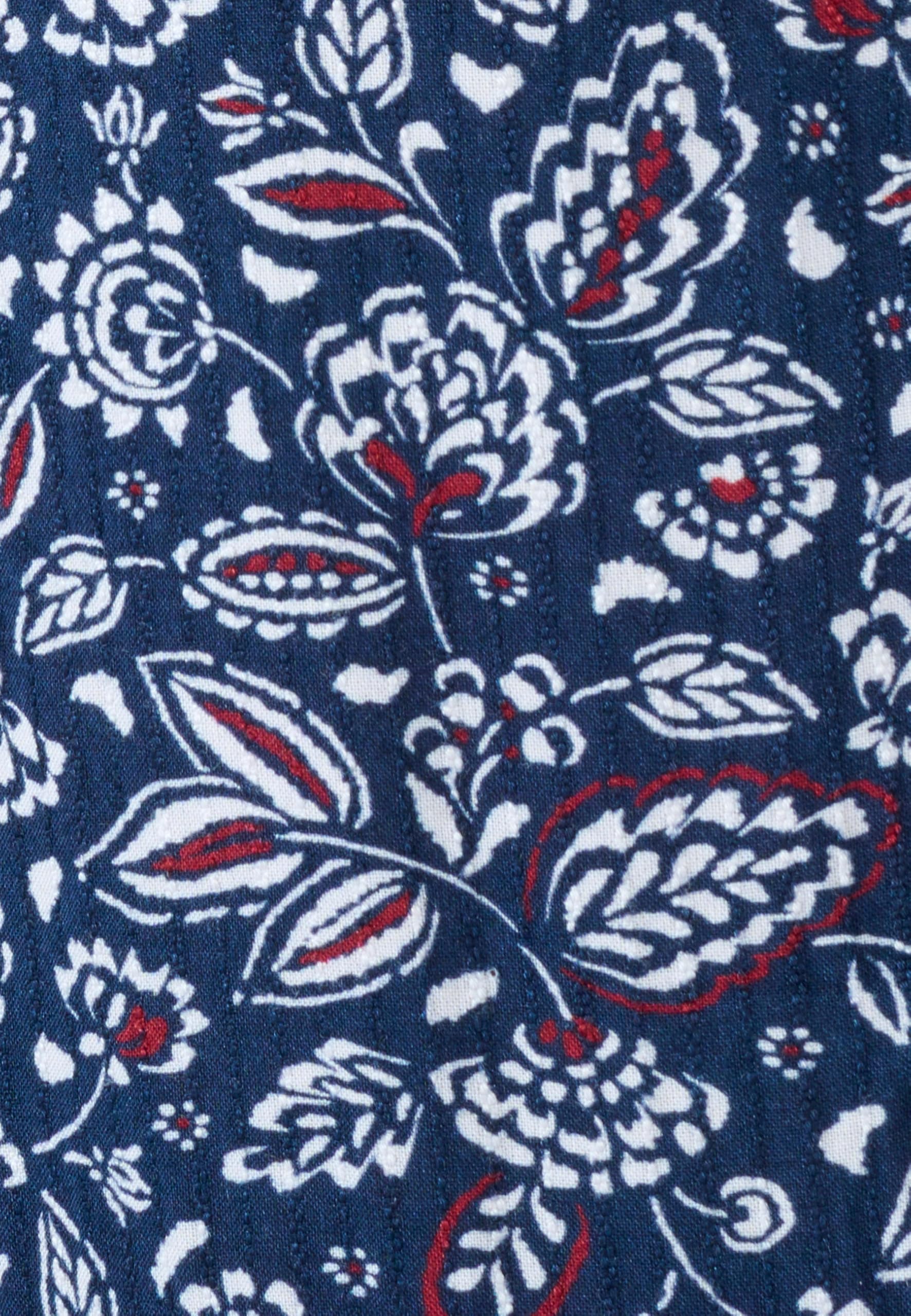 Damart Prêt-à-porter Abito Lungo Puro Viscosa Rilegato Abito blu navy floreale 48